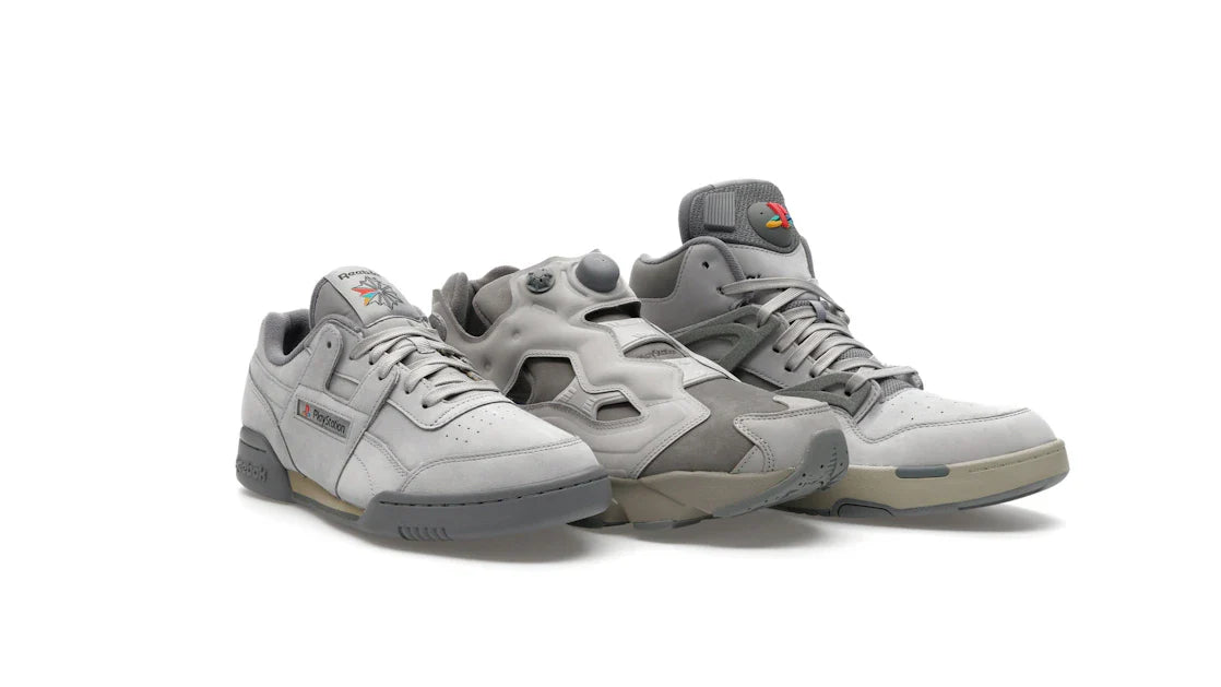 Reebok Workout Plus, Reebok Pump Omni Zone II & Reebok Instapump Fury 94 PlayStation 30th Anniversary Stapelbox