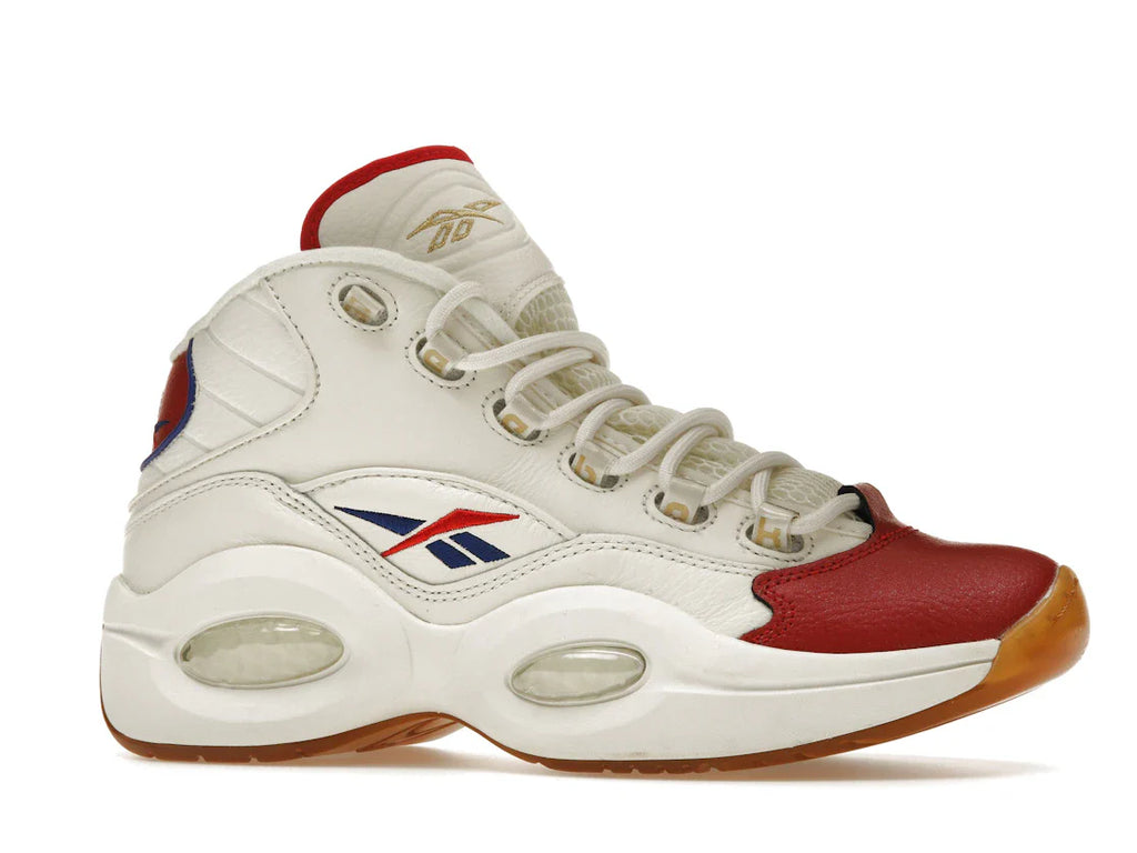 Reebok Question Mid Weiß Rot Blau