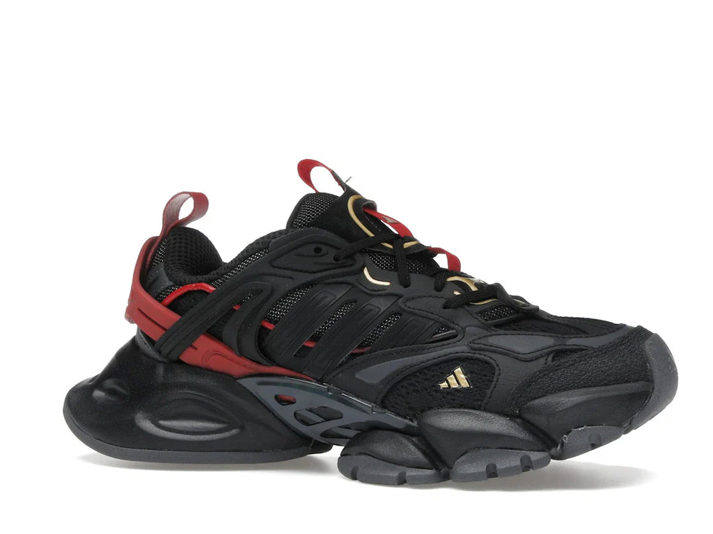 adidas XLG Runner Deluxe Schwarz Gold Metallic Rot