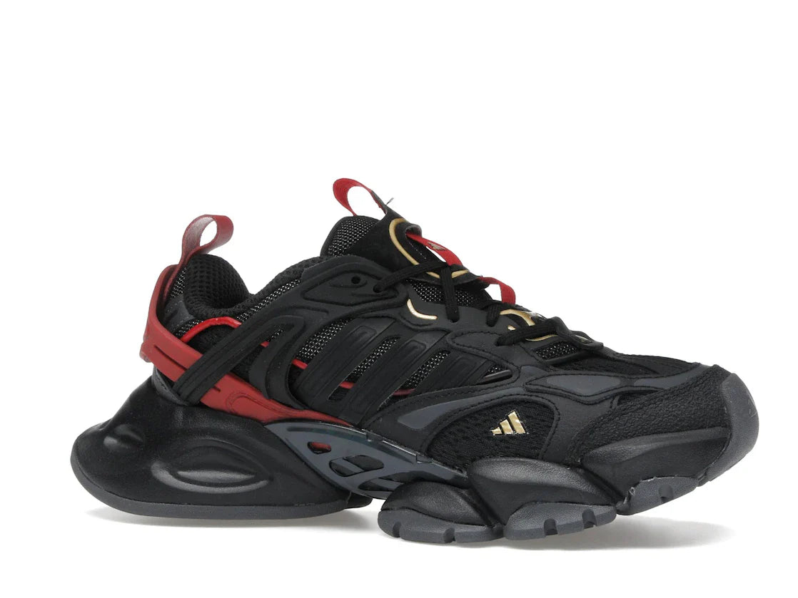 adidas XLG Runner Deluxe Schwarz Gold Metallic Rot