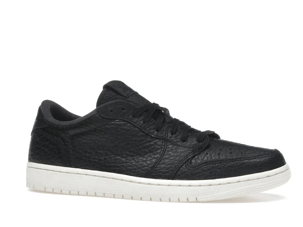 Jordan 1 Retro Low Swooshless Schwarz (2025)