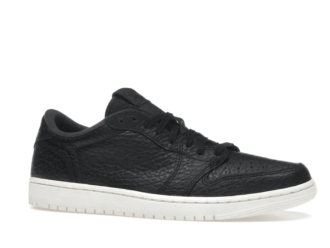 Jordan 1 Retro Low Swooshless Schwarz (2025)