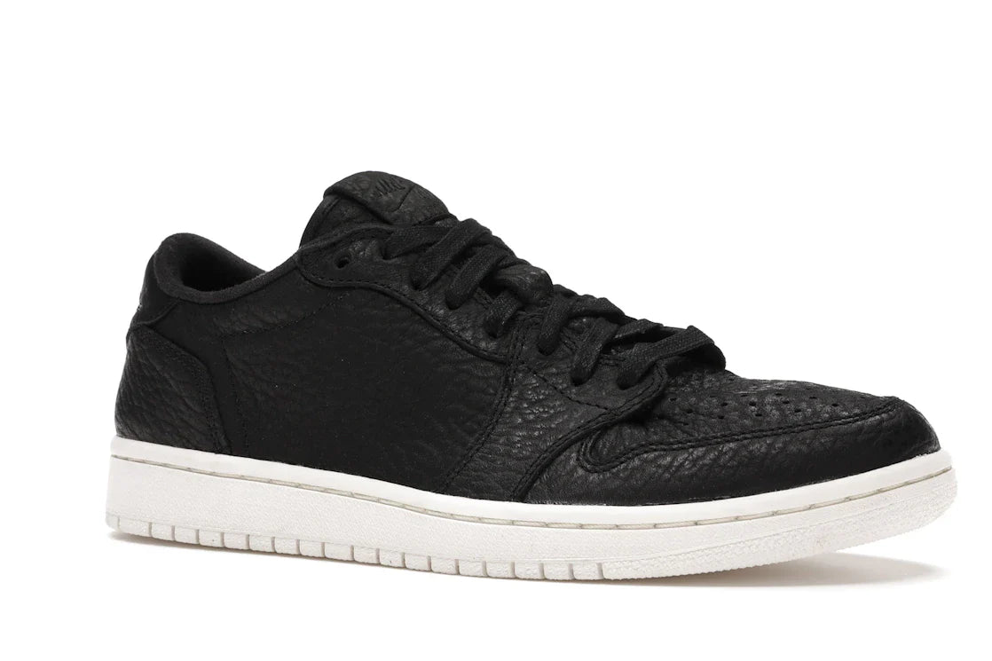 Jordan 1 Retro Low Swooshless Schwarz (2016)