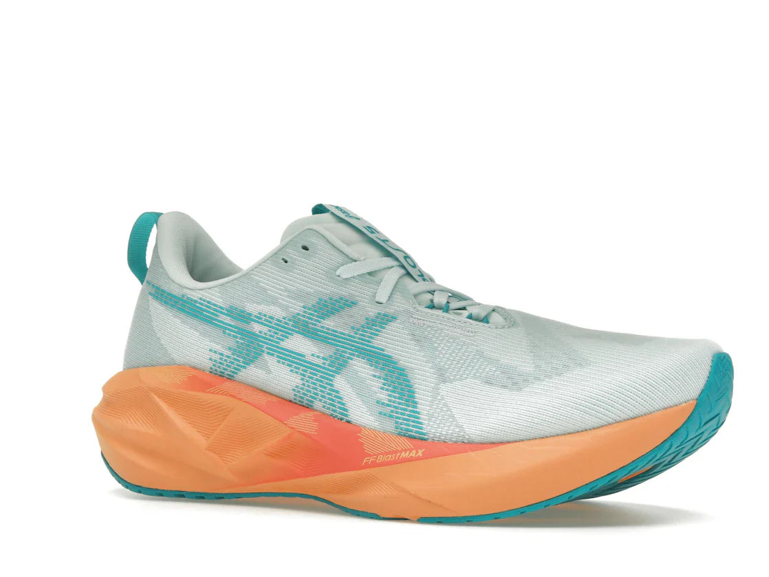 ASICS Novablast 5 Beruhigende Meereswellen-Türkis-Orange