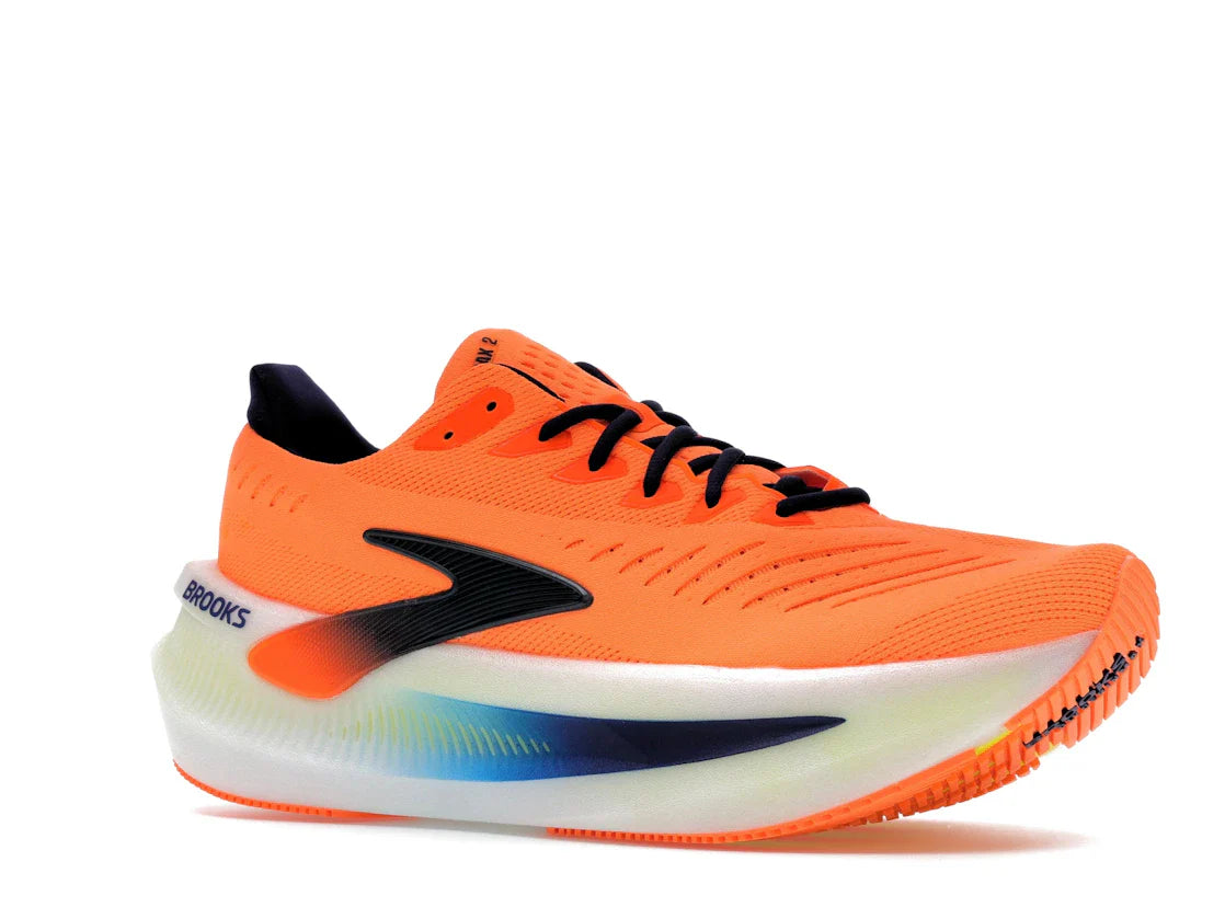 Brooks Glycerin Max 2 Orange Beacon Blau