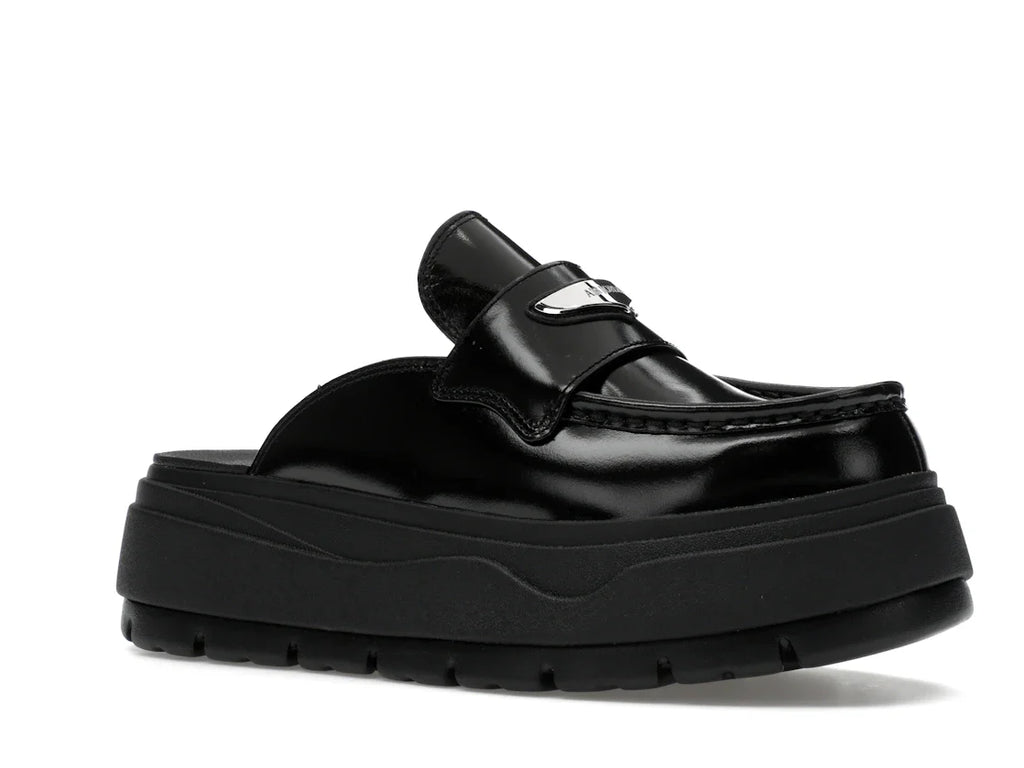 Jordan Mule Schwarz Metallic Silber (Damen)