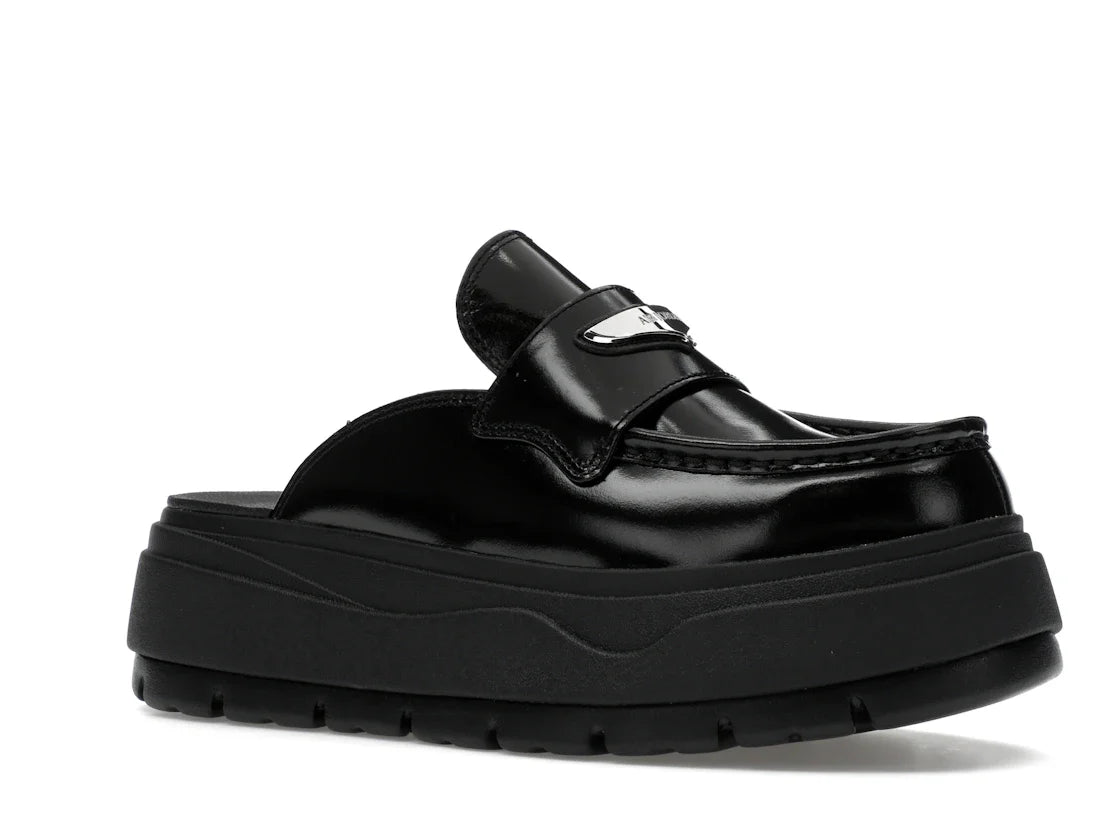 Jordan Mule Schwarz Metallic Silber (Damen)