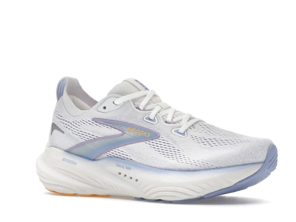 Brooks Glycerin 22 White Blue Heron Apricot (Damen)