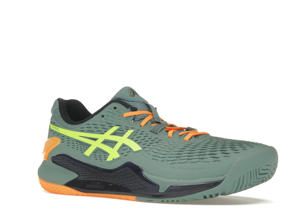 ASICS Gel-Resolution 9 Padel Celadon Sicherheitsgelb