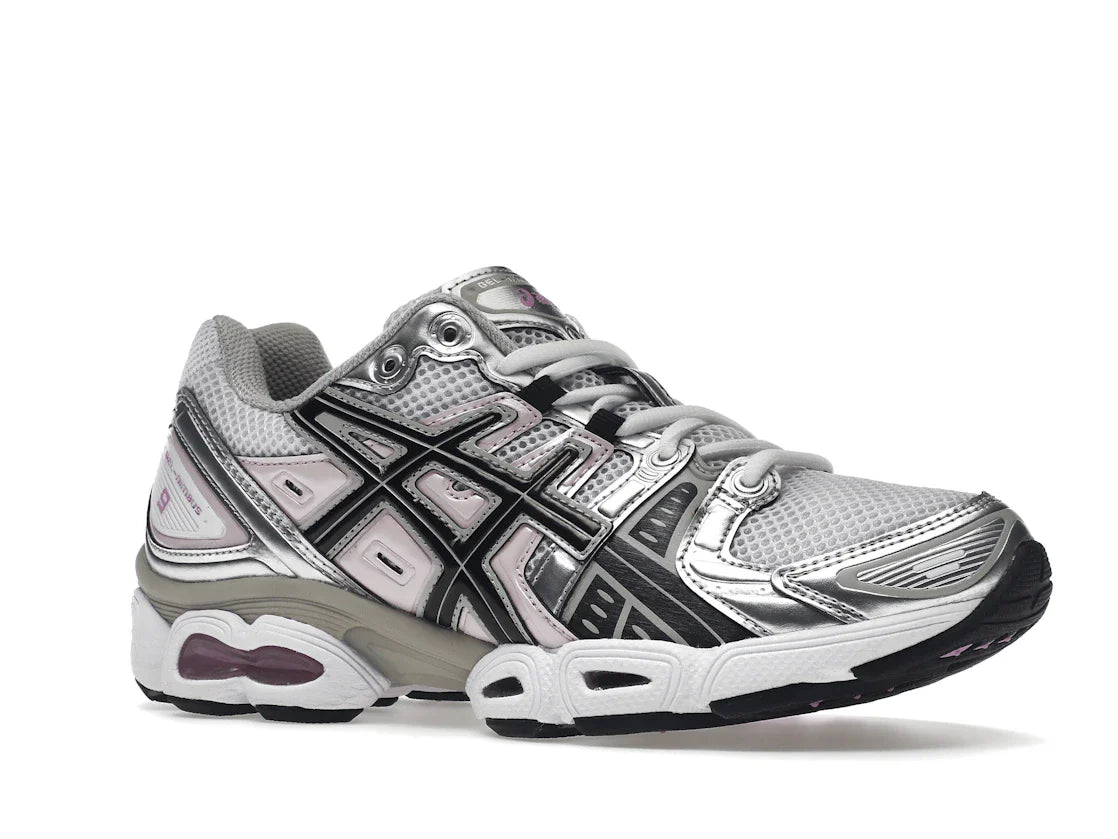 ASICS Gel-Nimbus 9 Weiß Schwarz Hellrosa (Damen)