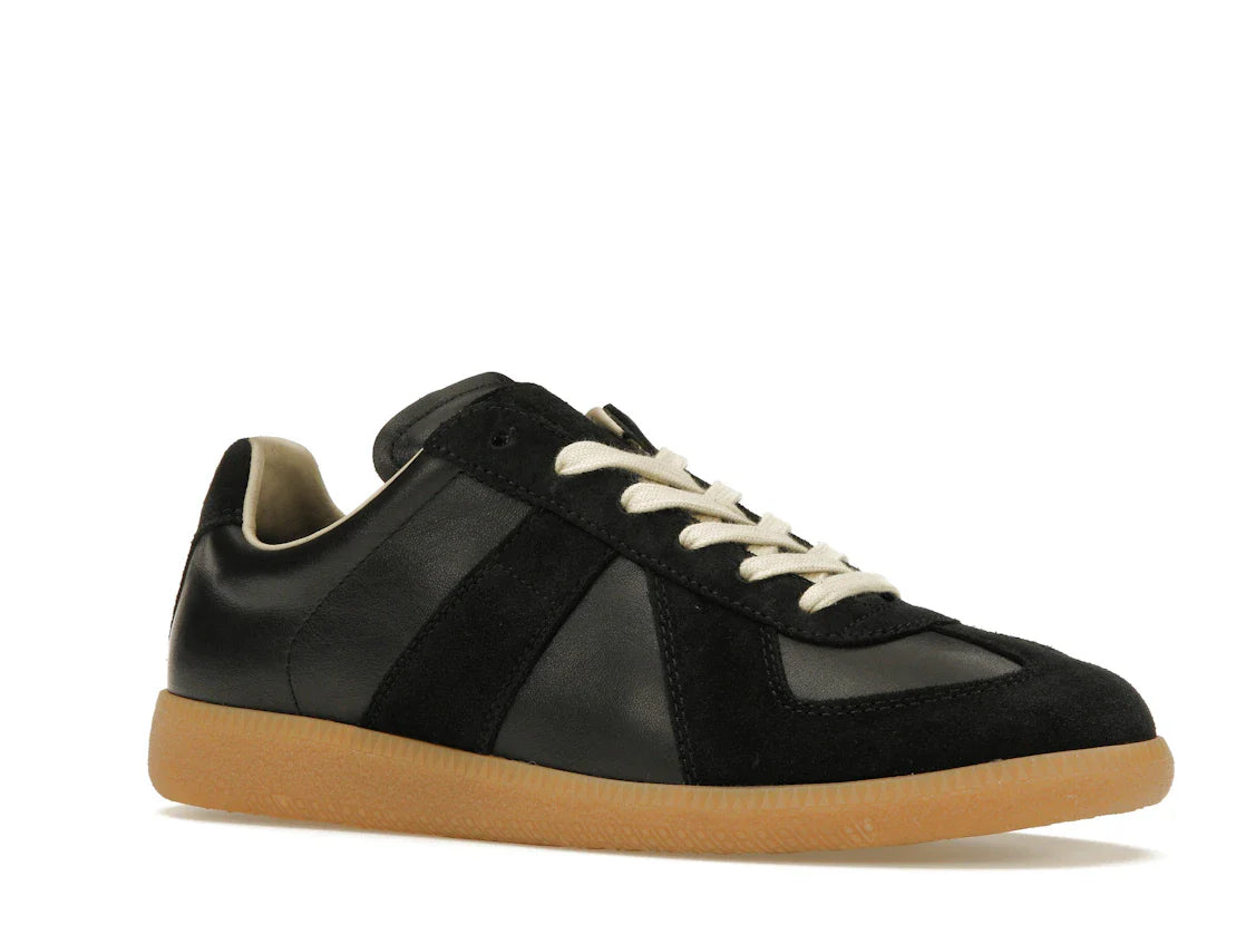 Maison Margiela Replika Deutsche Armee-Trainer (GATs) Schwarzer Gummi