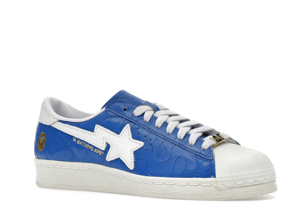 adidas Superstar Vintage Bape Blau Weiß
