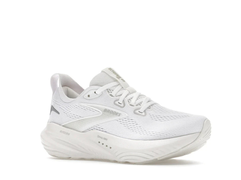 Brooks Glycerin 22 White White Grey (Damen)