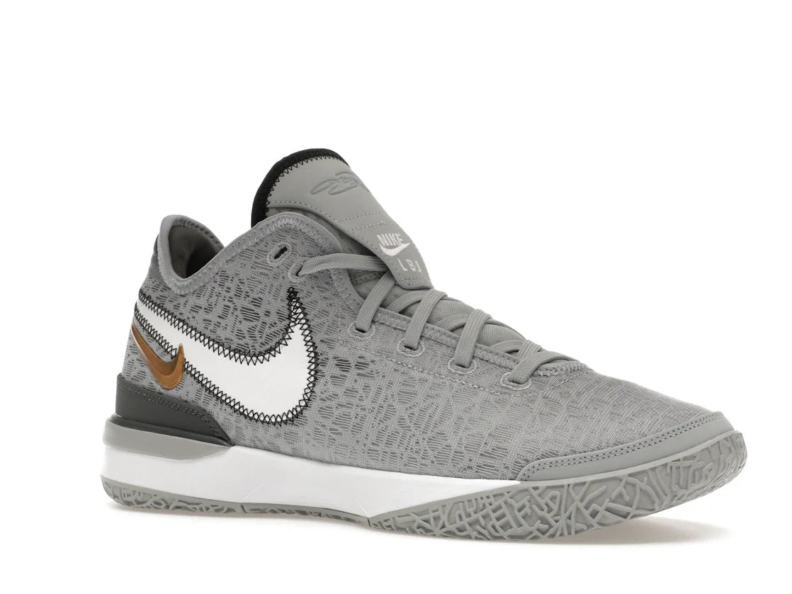 Nike Zoom LeBron NXXT Gen Wolf Gray Metallic Gold