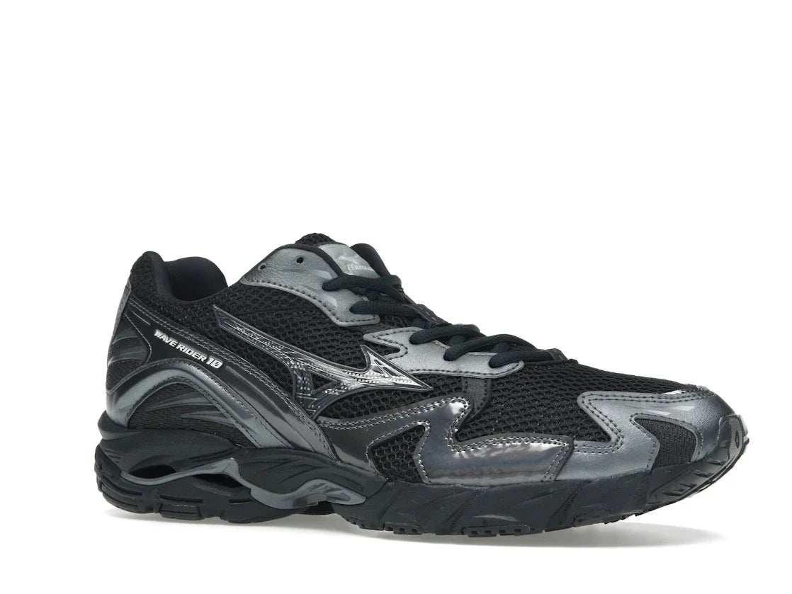 Mizuno Wave Rider 10 Schwarz Sand Metallic Grau