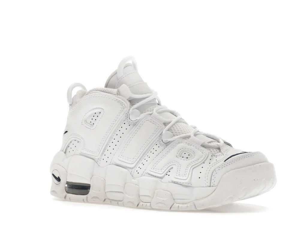Nike Air More Uptempo Weiß Mitternachtsblau (GS)