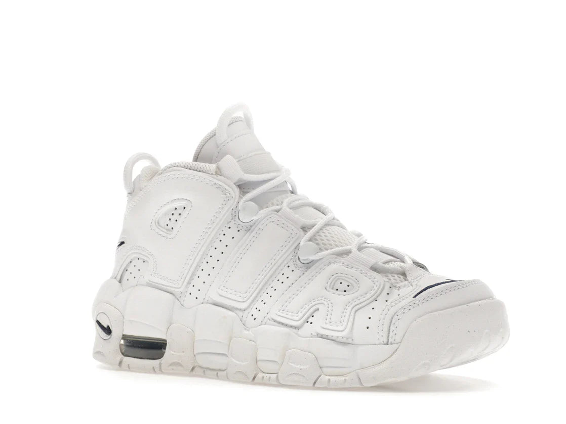 Nike Air More Uptempo Weiß Mitternachtsblau (GS)
