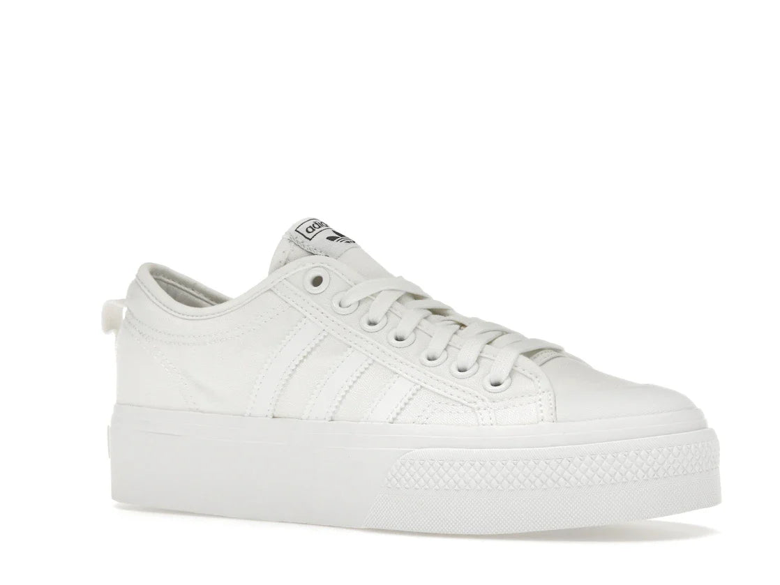 adidas Nizza Platform Triple White (Damen)