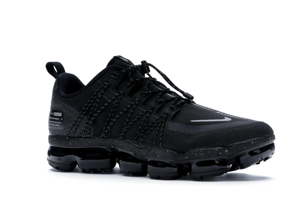 Nike Air VaporMax Run Utility Schwarz Reflektierendes Silber
