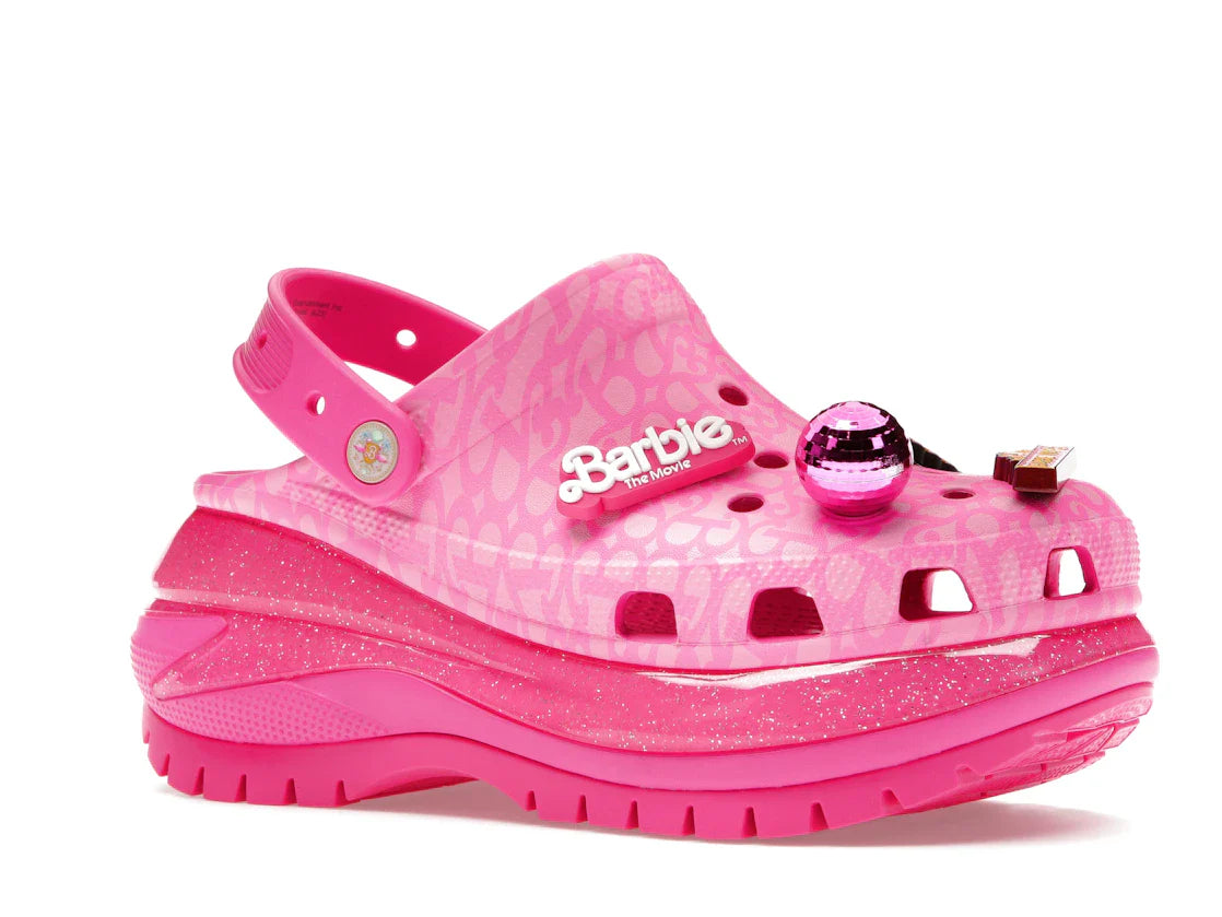 Crocs Classic Mega Crush Clog Barbie The Movie Electric Pink