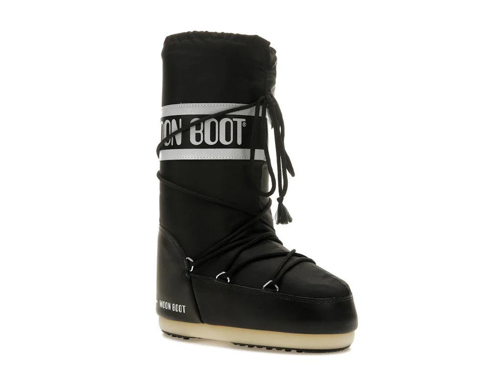 Moon Boot Icon Nylonstiefel Schwarz