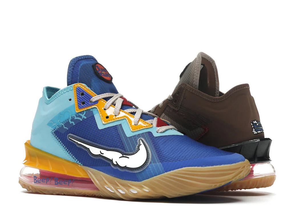 Nike LeBron 18 Low Wile E. vs. Roadrunner Space Jam