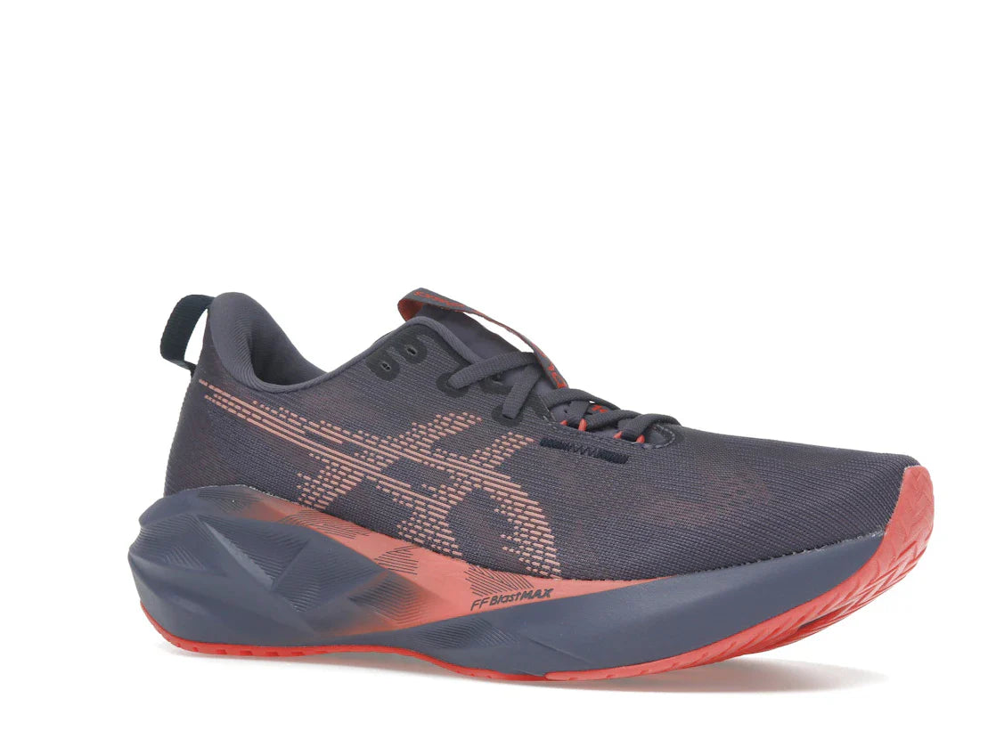 ASICS Novablast 5 Grauviolett Korallenriff