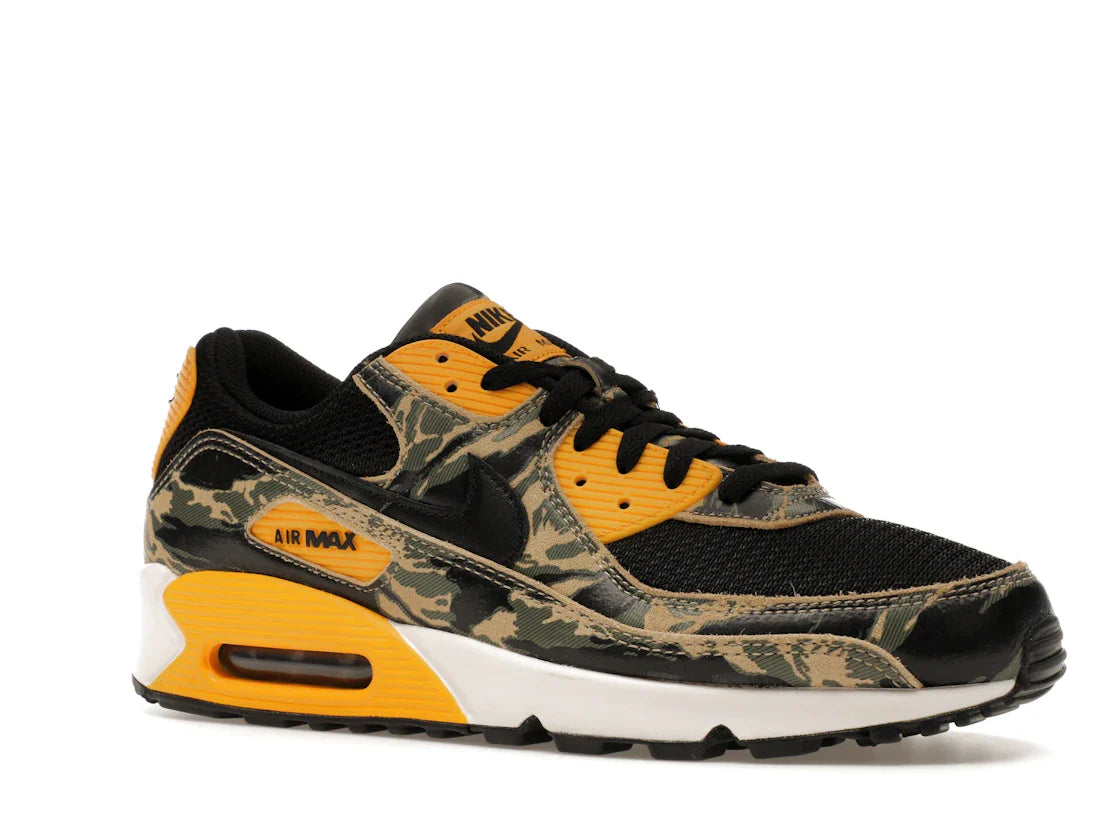 Nike Air Max 90 Premium Schwarz University Gold Camo