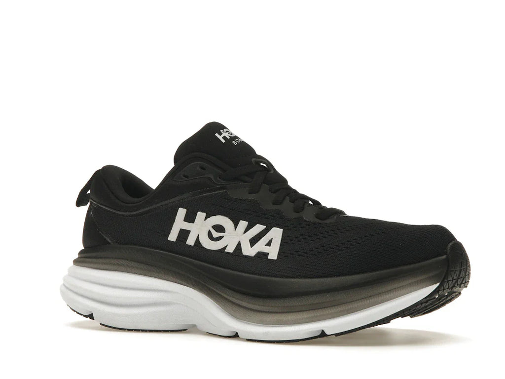 Hoka One One Bondi 8 Schwarz Weiß (Damen)