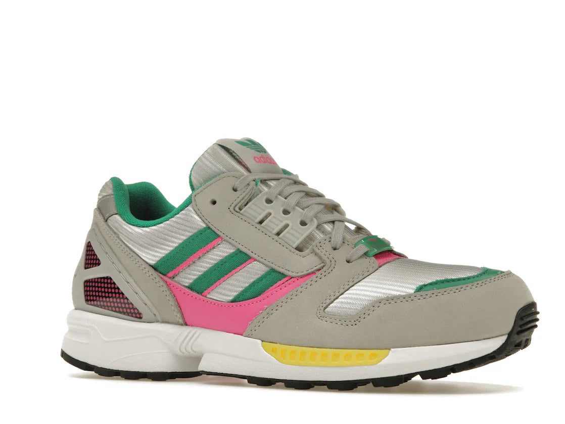 adidas ZX 8000 Grau Court Grün Screaming Pink