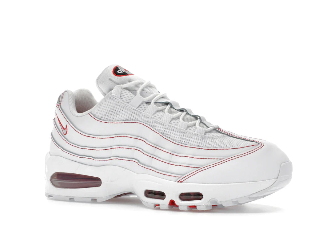 Nike Air Max 95 OG Big Bubble Weiß Universitätsrot