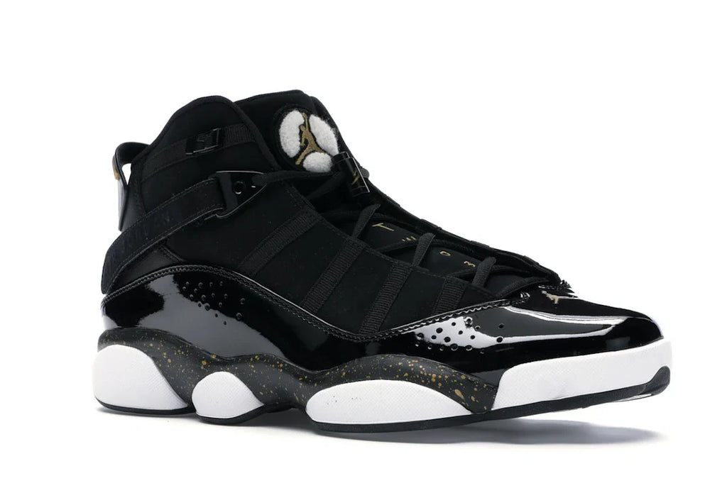 Jordan 6 Rings Schwarz Metallic Gold Weiß