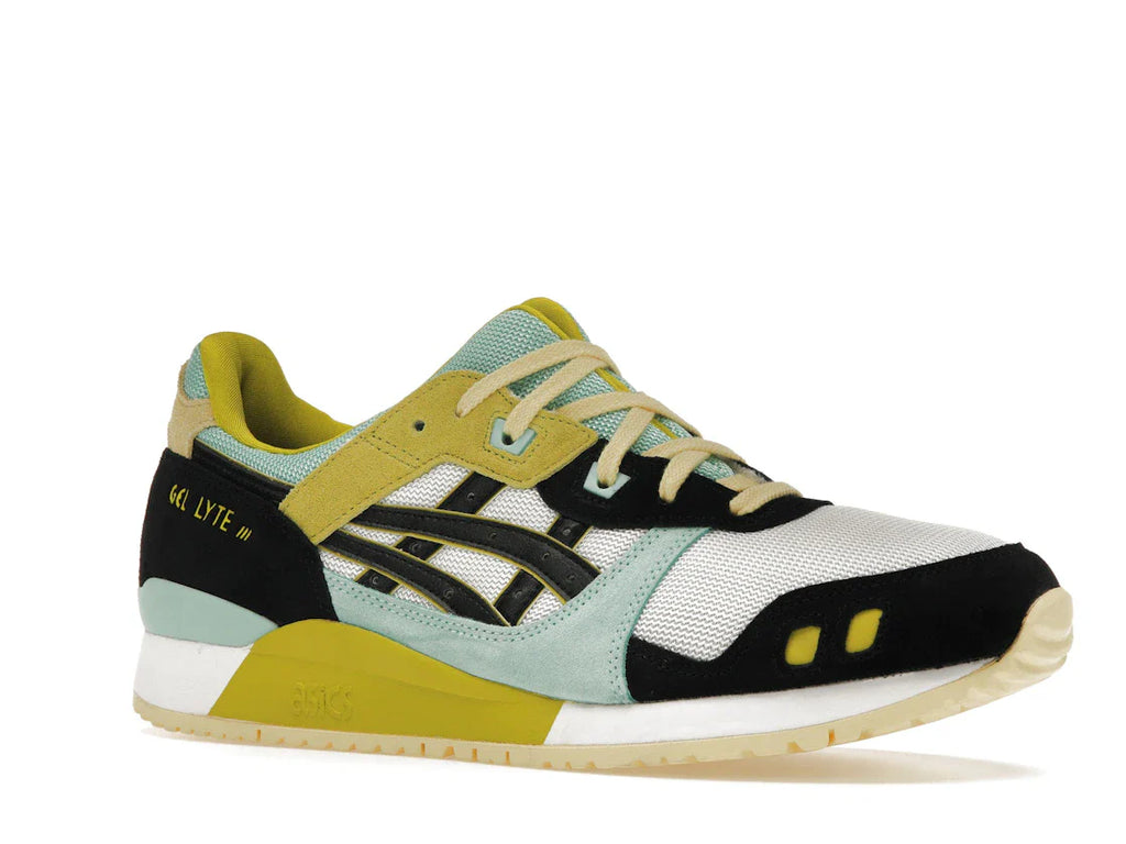 ASICS Gel-Lyte III OG Weiß Schwarz Moosgrün Blau