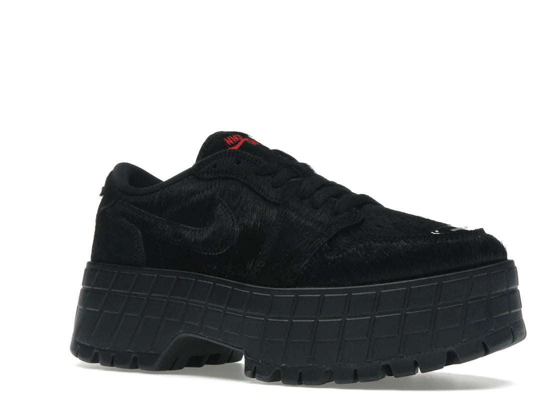 Jordan 1 Low Brooklyn Black Gym Red (Damen)