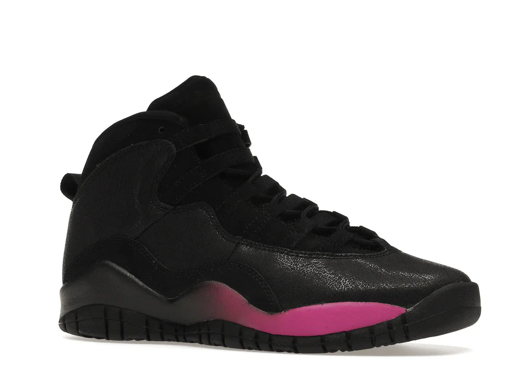 Jordan 10 Retro Schwarz Fuchsia Schwarz (GS)