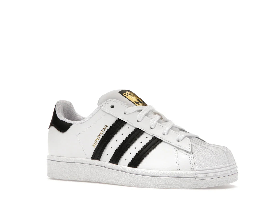 adidas Superstar Cloud White Core Black Gold (GS)