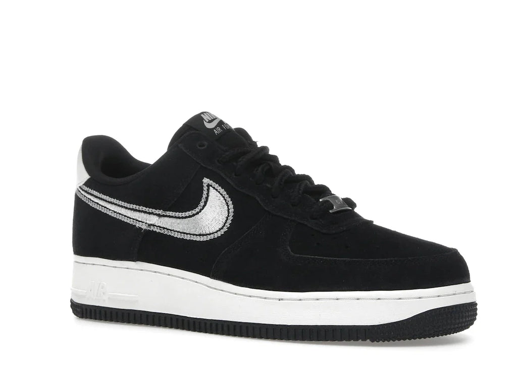 Nike Air Force 1 Low '07 LV8 Black Sail mit gesticktem Swoosh