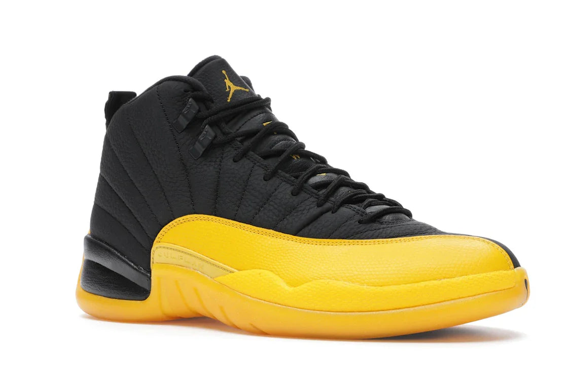 Jordan 12 Retro Schwarz Universitätsgold