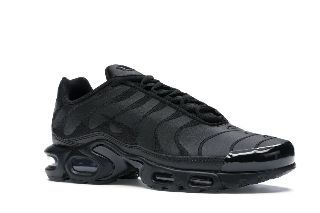 Nike Air Max Plus Triple Black Leather