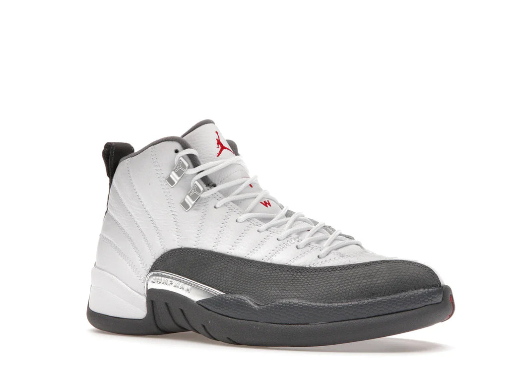 Jordan 12 Retro Weiß Dunkelgrau