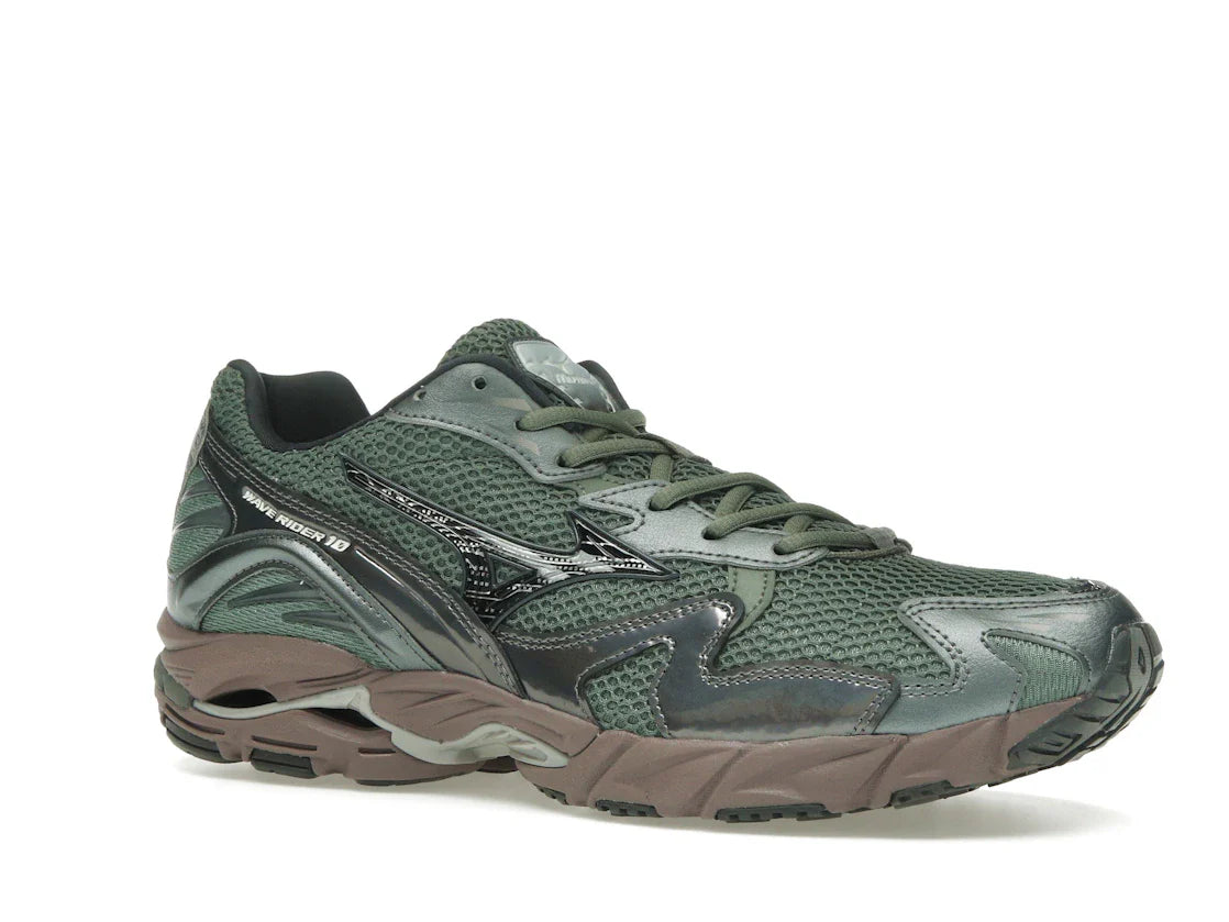 Mizuno Wave Rider 10 Agave Grün Schwarz