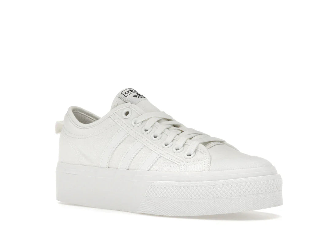 adidas Nizza Platform Triple White (Damen)
