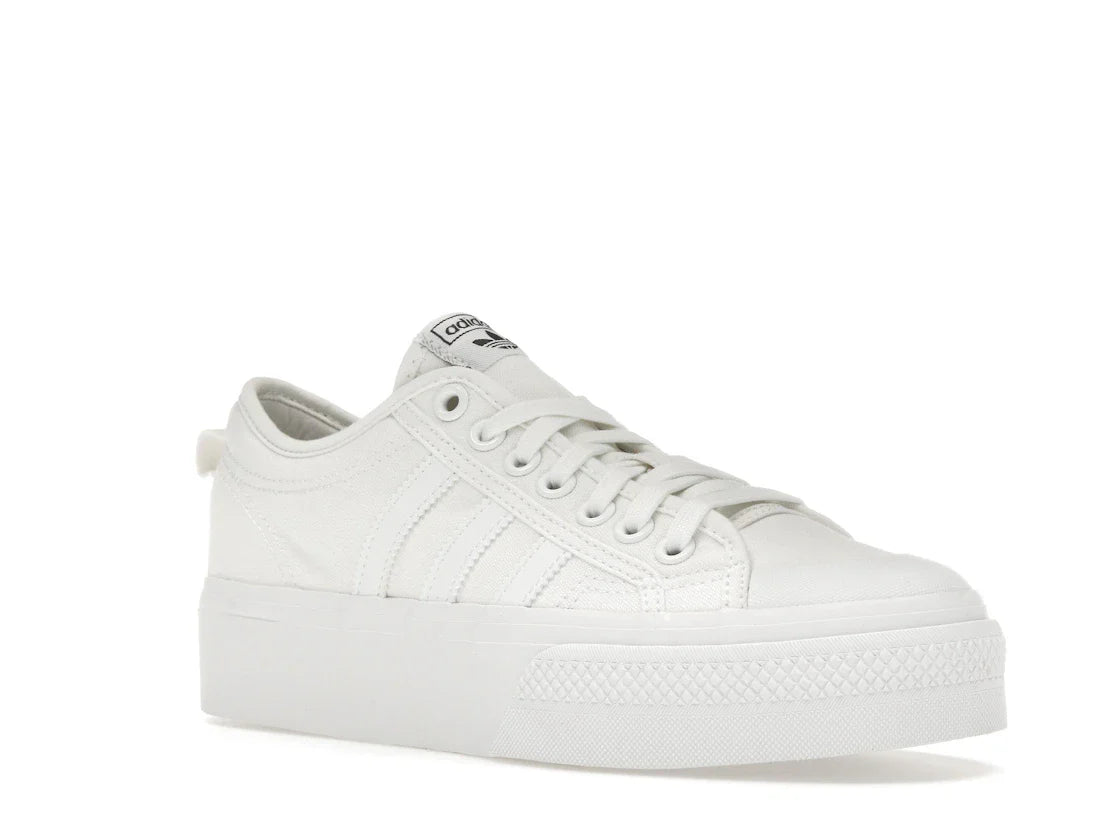 adidas Nizza Platform Triple White (Damen)
