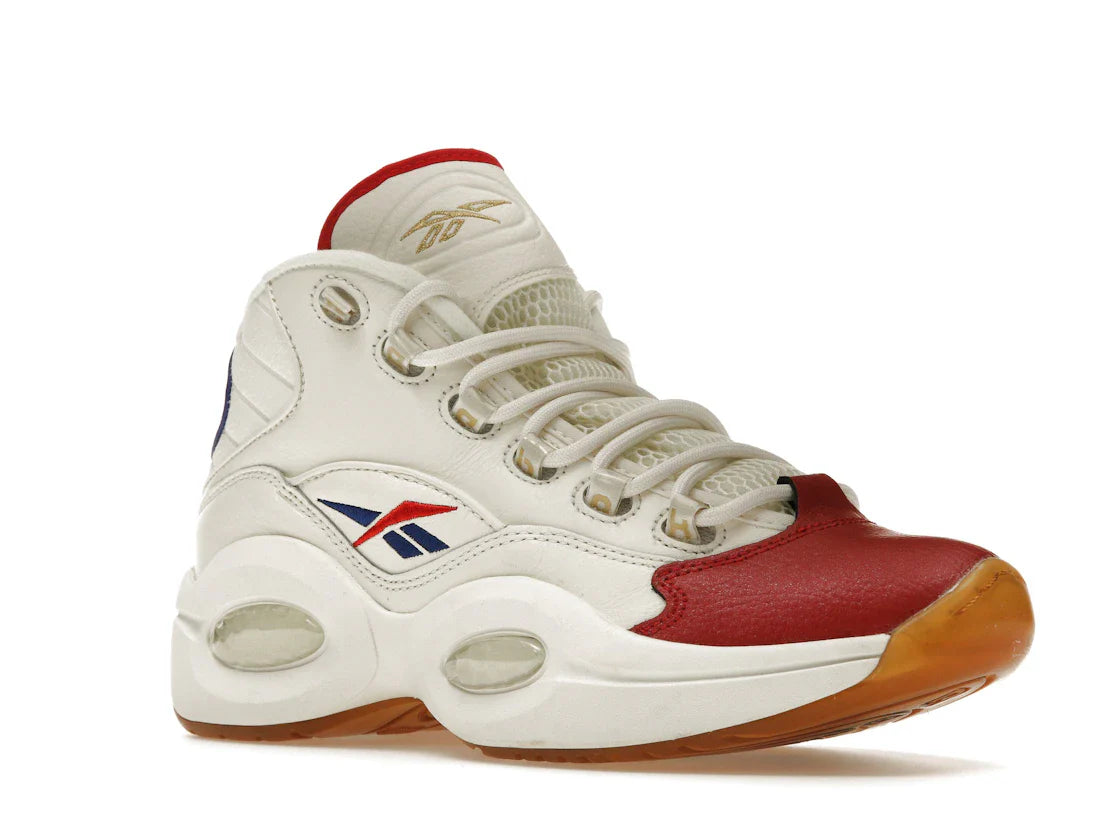 Reebok Question Mid Weiß Rot Blau