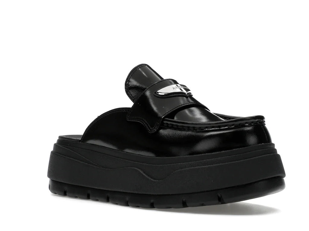 Jordan Mule Schwarz Metallic Silber (Damen)