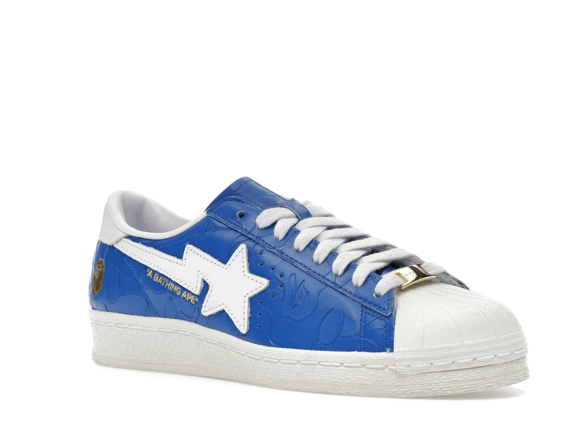 adidas Superstar Vintage Bape Blau Weiß