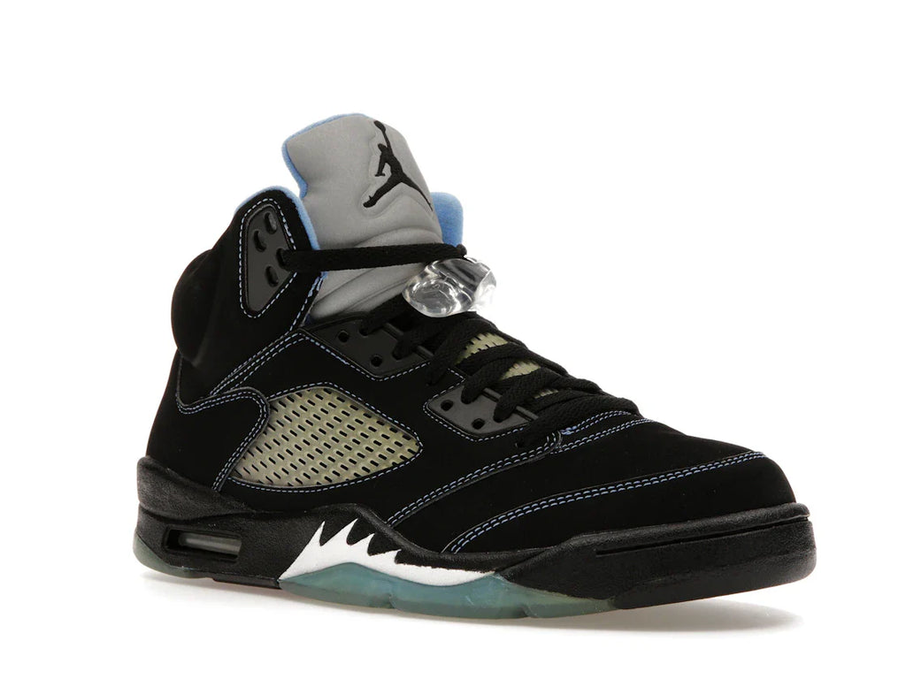 Jordan 5 Retro Schwarz/University Blue
