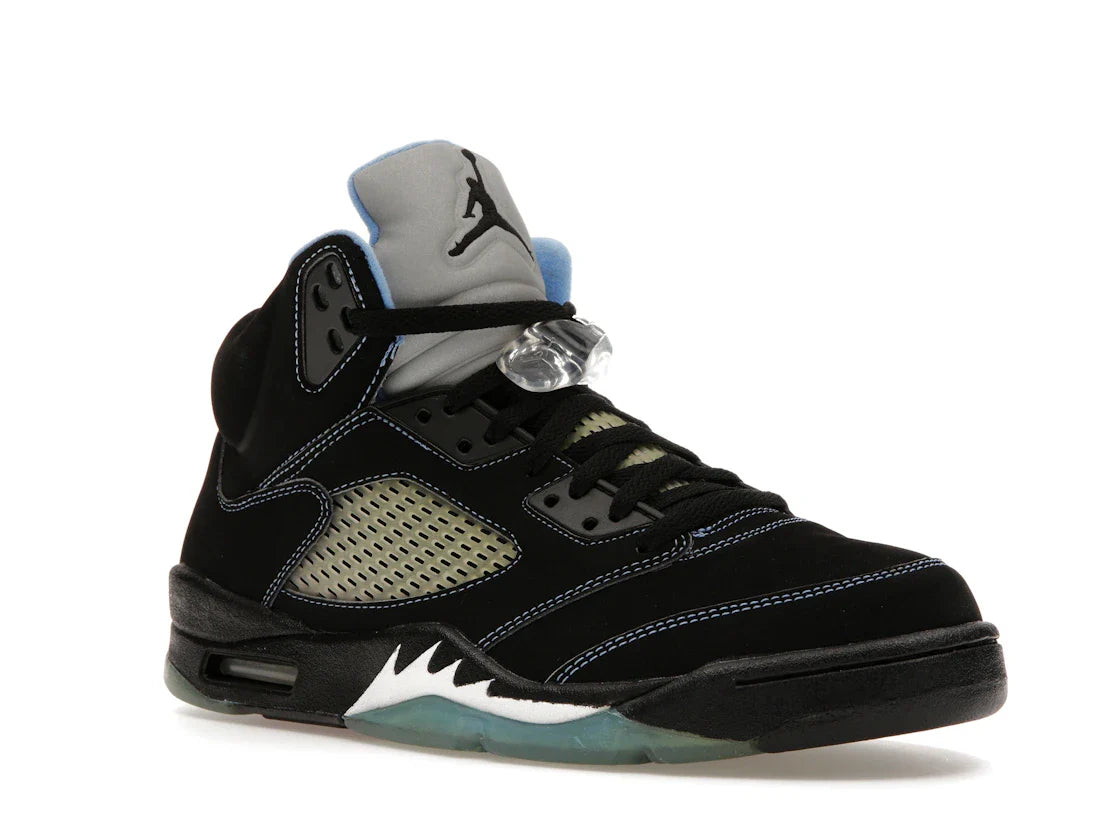 Jordan 5 Retro Schwarz/University Blue
