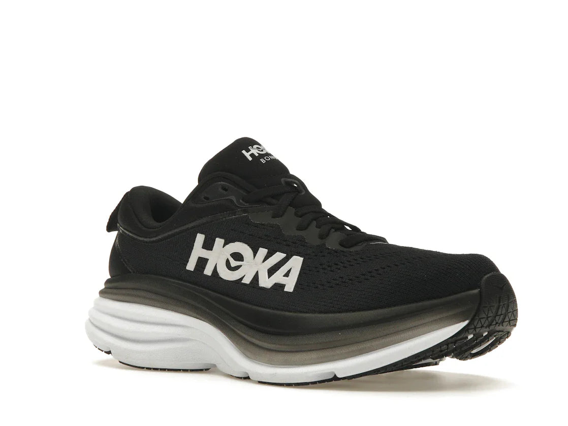Hoka One One Bondi 8 Schwarz Weiß (Damen)
