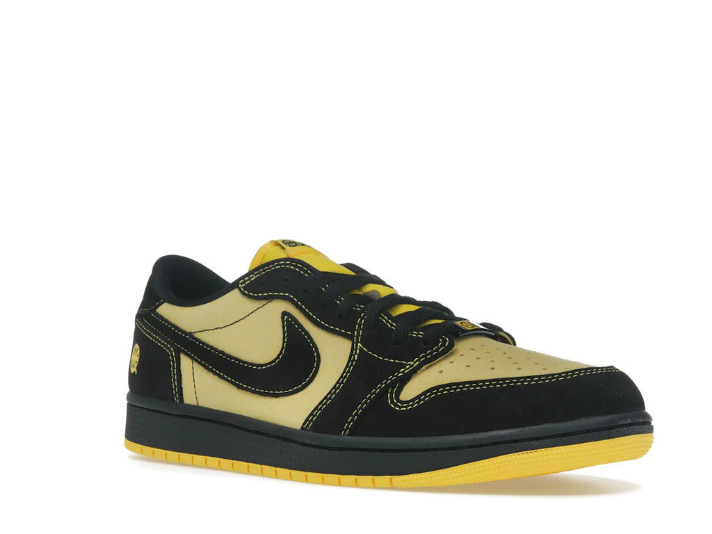 Jordan 1 Retro Low OG Quai 54 Schwarz Tour Gelb Rot